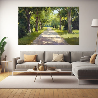 Summer Landscape Oil Painting